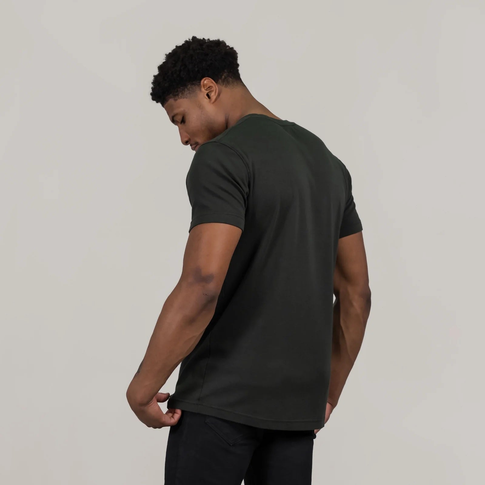 GETTEES - Classic Crew in Evergreen