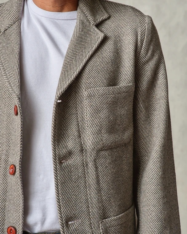 Tellason - Tellason Wool Blend Work Blazer