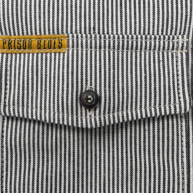 Prison Blues - Work Shirt Hickory Long Sleeve – Felix T. Jack