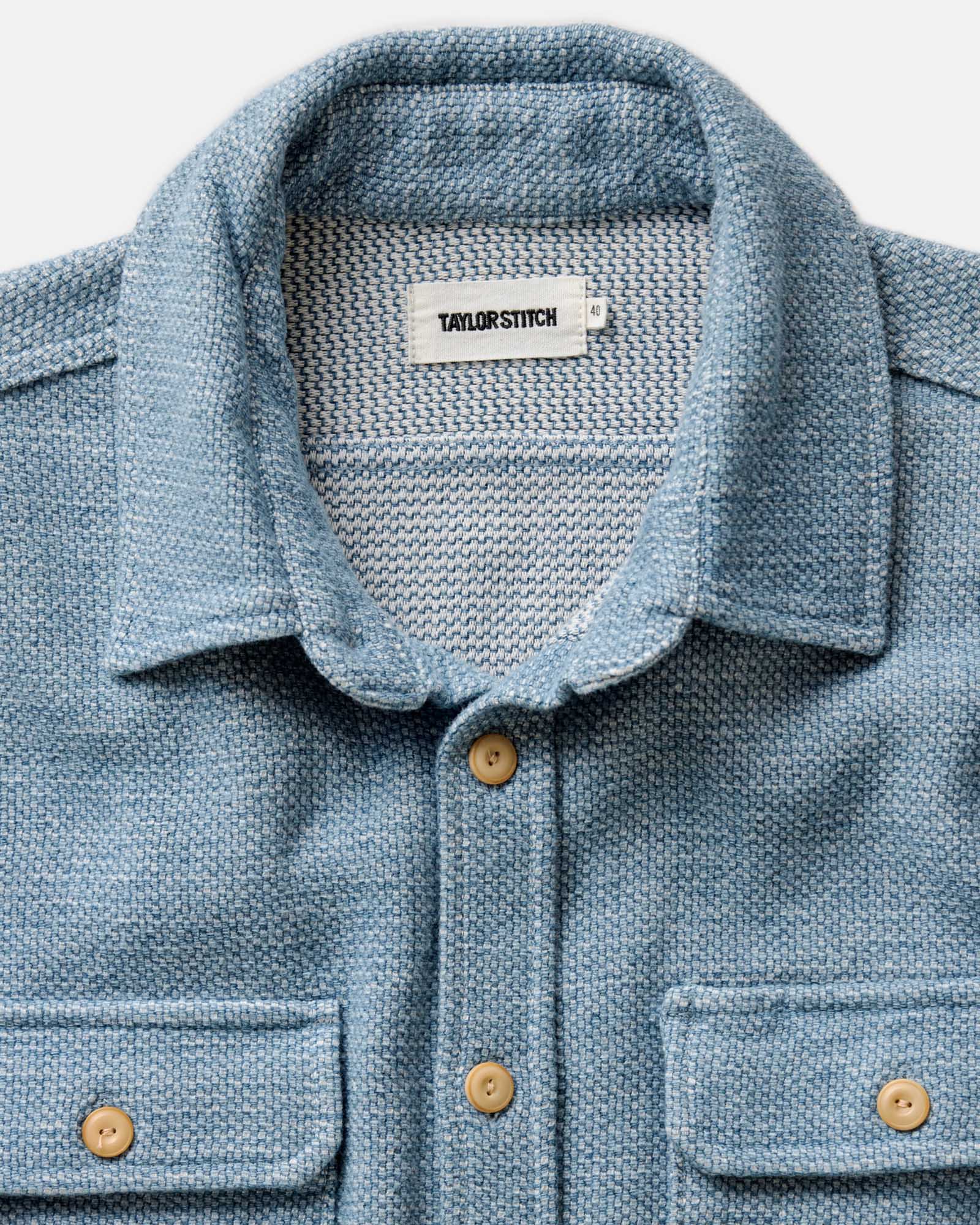 Taylor Stitch - The Division Shirt in Washed Indigo
