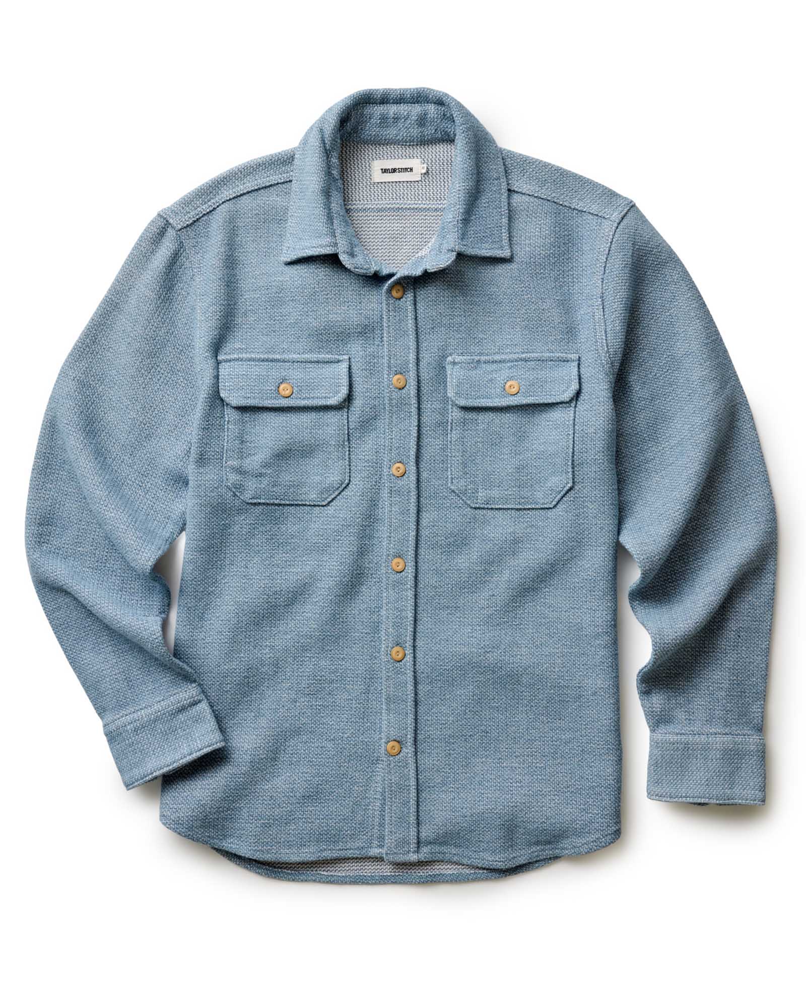 Taylor Stitch - The Division Shirt in Washed Indigo
