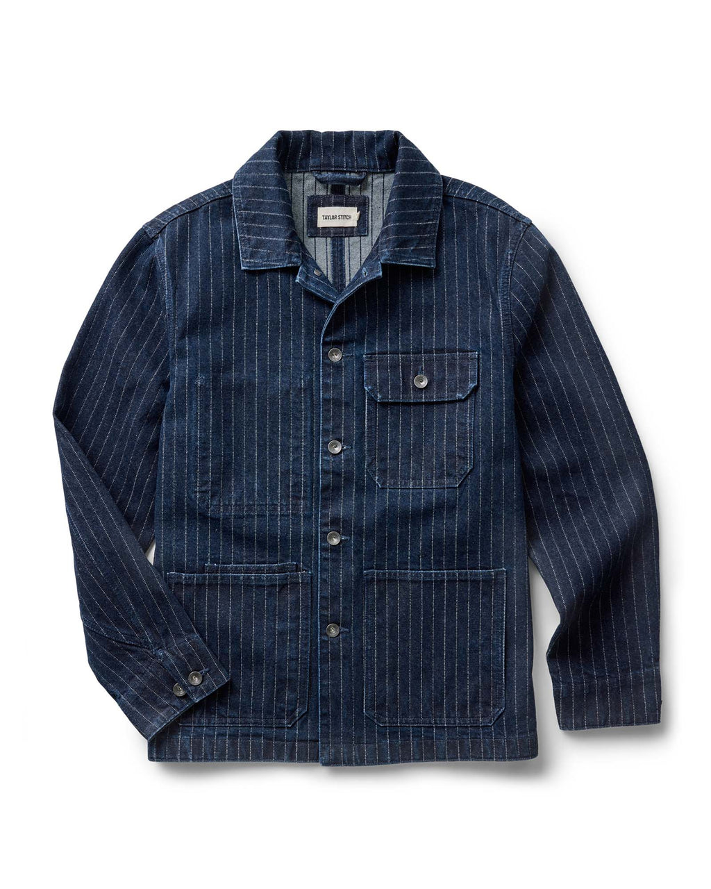 Taylor Stitch - The Fremont Jacket in Rinsed Indigo Dobby Denim