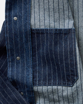 Taylor Stitch - The Fremont Jacket in Rinsed Indigo Dobby Denim