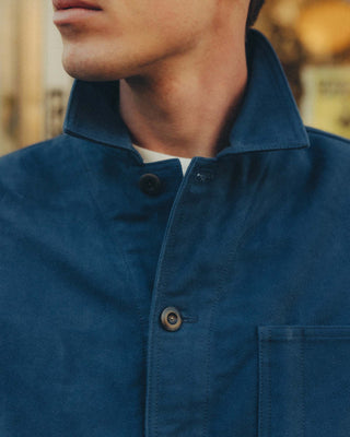 Taylor Stitch - The Ojai Jacket in Blue French Moleskin