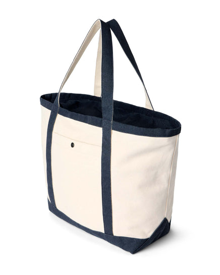 Taylor Stitch - The Schooner Tote in Seeded Natural Chipped Canvas
