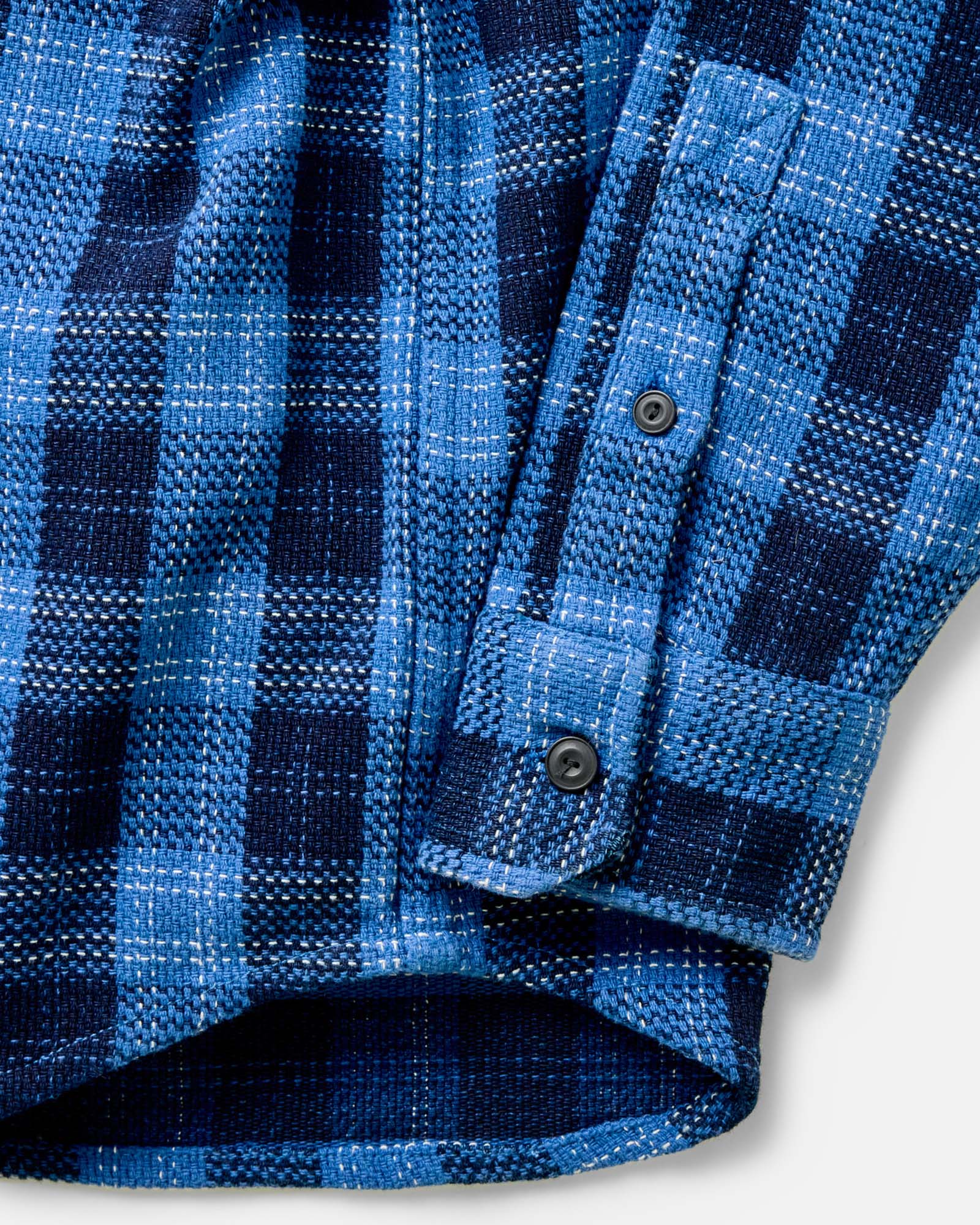 Taylor Stitch - The Division Shirt in Rinsed Indigo Plaid
