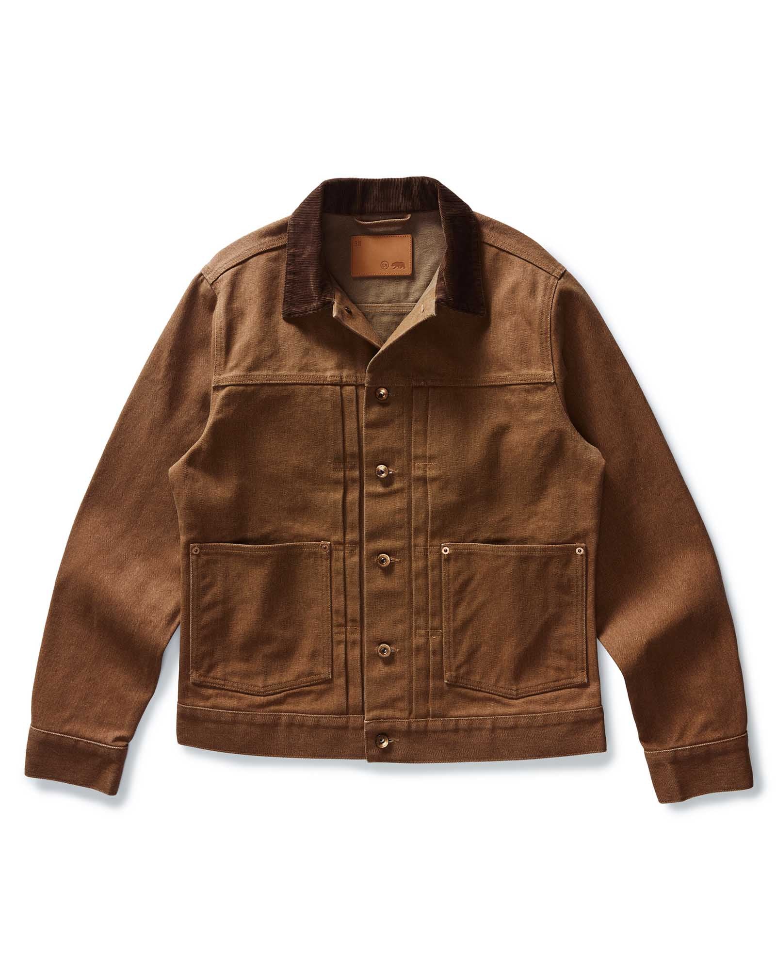 Taylor Stitch - The Ryder Jacket in Tobacco Chipped Canvas