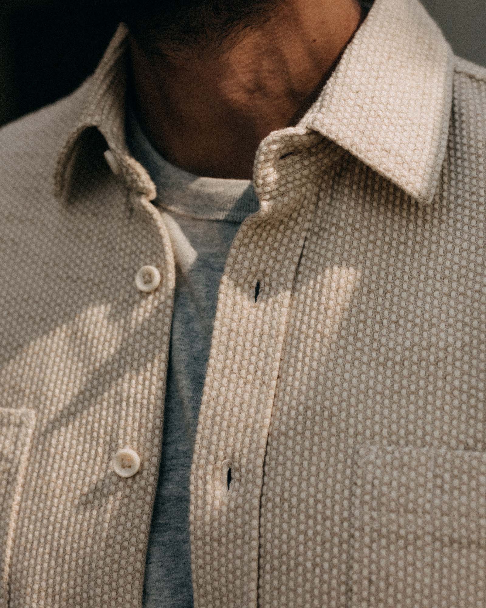 Taylor Stitch - The Utility Shirt in Natural Sashiko