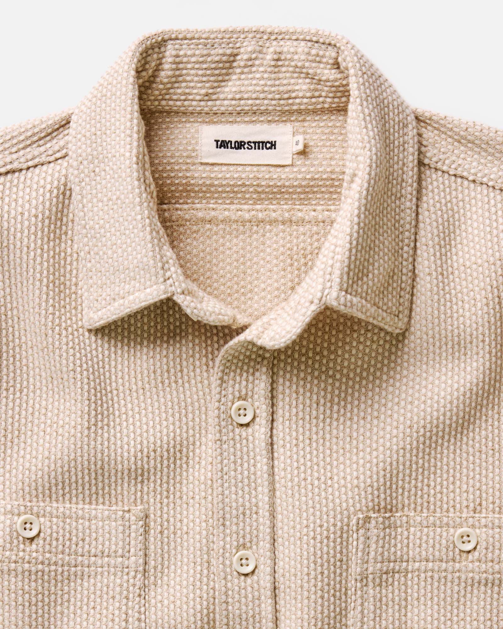 Taylor Stitch - The Utility Shirt in Natural Sashiko