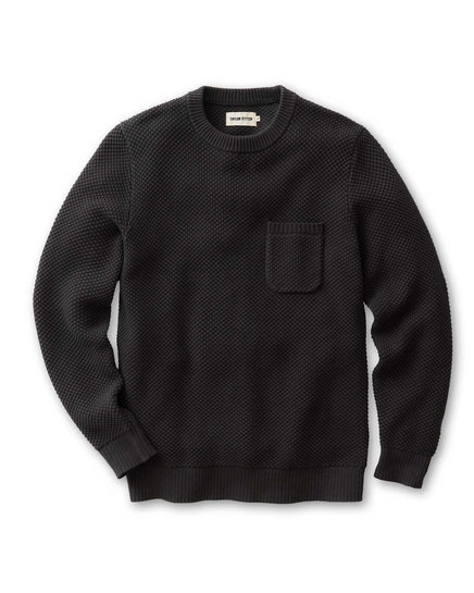 Taylor Stitch - The Crawford Crew Sweater in Charcoal