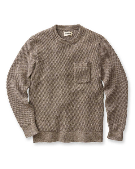 Taylor Stitch - The Crawford Crew Sweater in Coffee