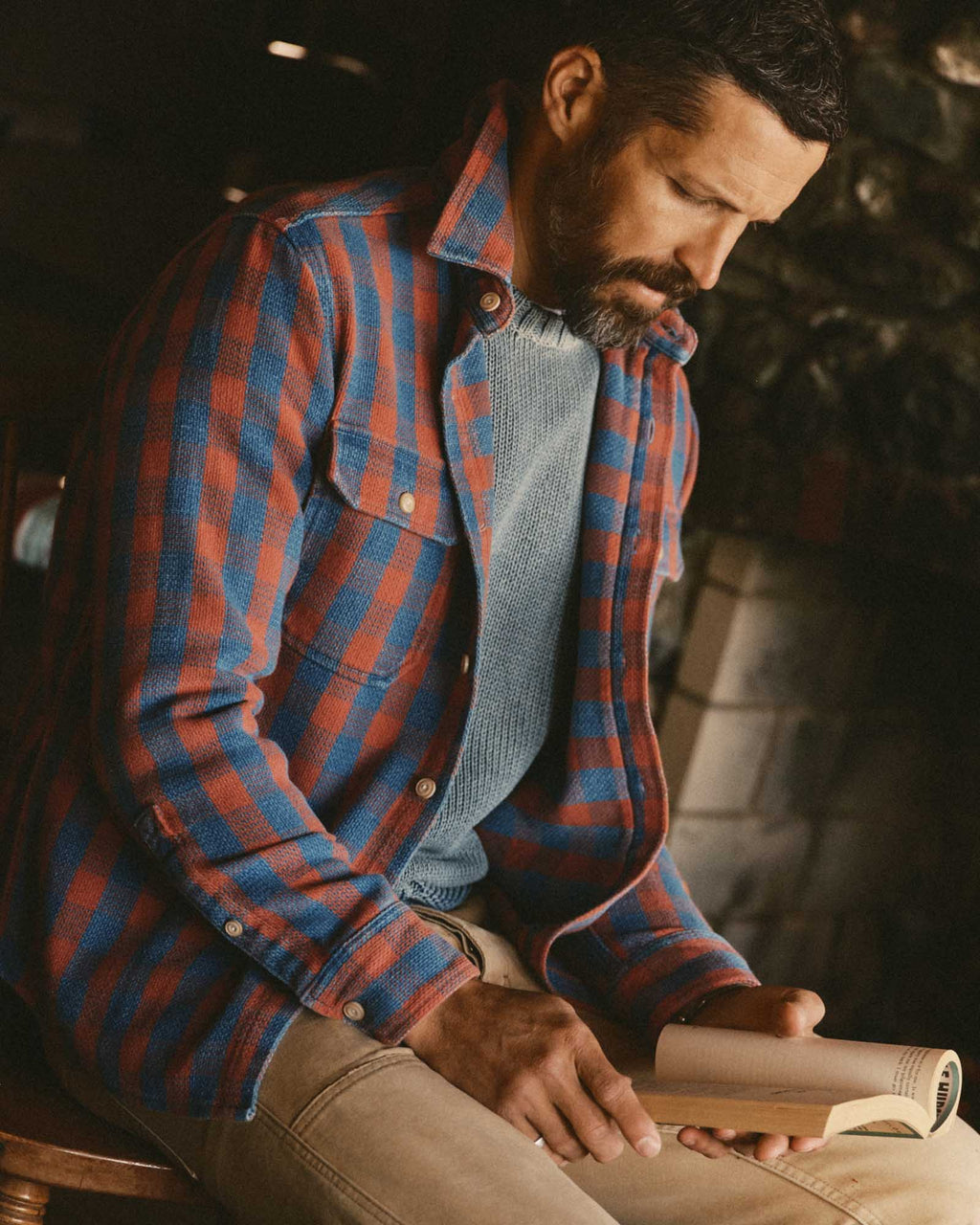 Taylor Stitch - The Division Shirt in Sunset Check