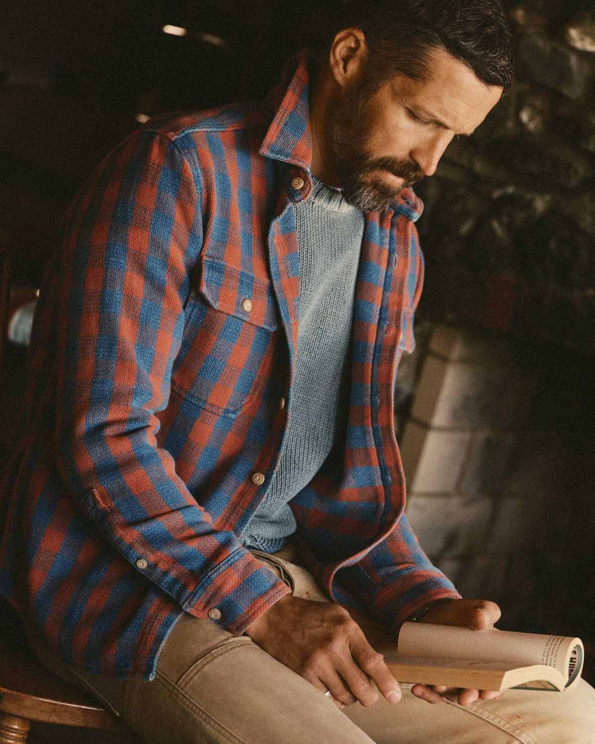 Taylor Stitch - The Division Shirt in Sunset Check