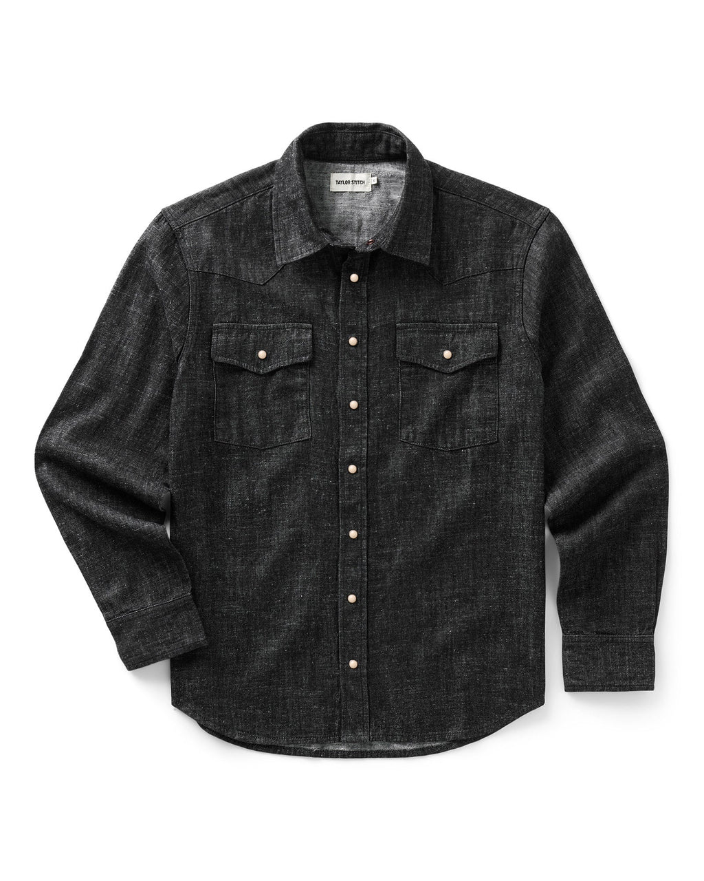 Taylor Stitch - The Glacier Shirt in Black Indigo Hemp Denim
