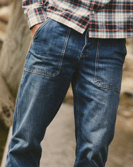 Taylor Stitch - The Mariner Jean in Drift Wash Organic Selvedge