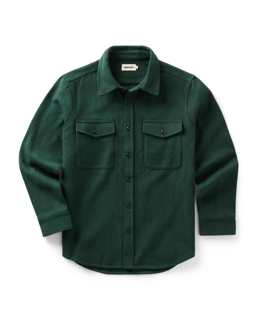 Taylor Stitch - The Maritime Shirt Jacket in Dark Forest Moleskin Twill