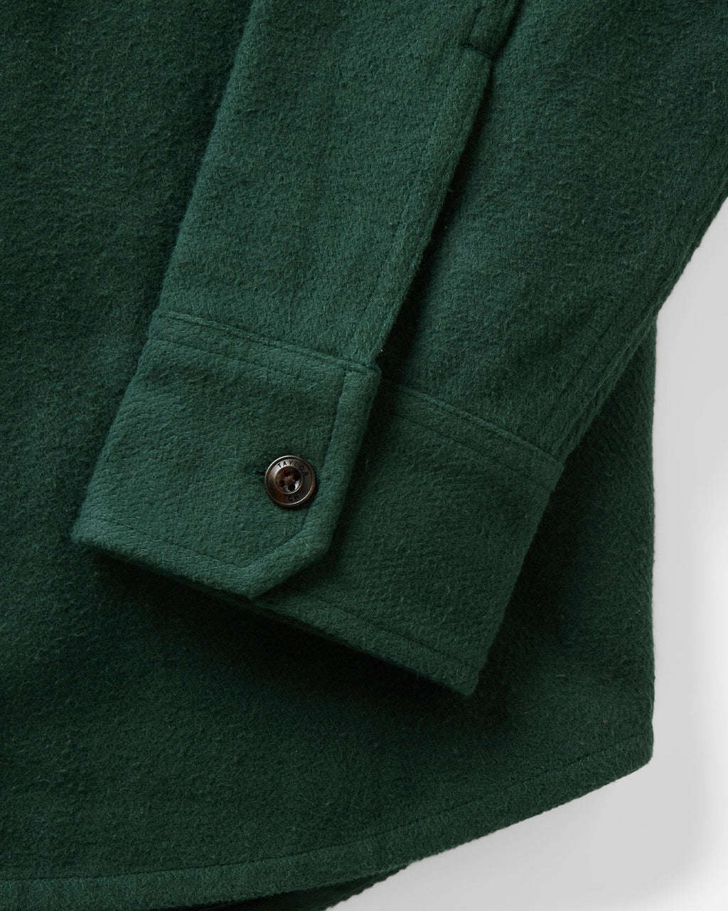 Taylor Stitch - The Maritime Shirt Jacket in Dark Forest Moleskin Twill