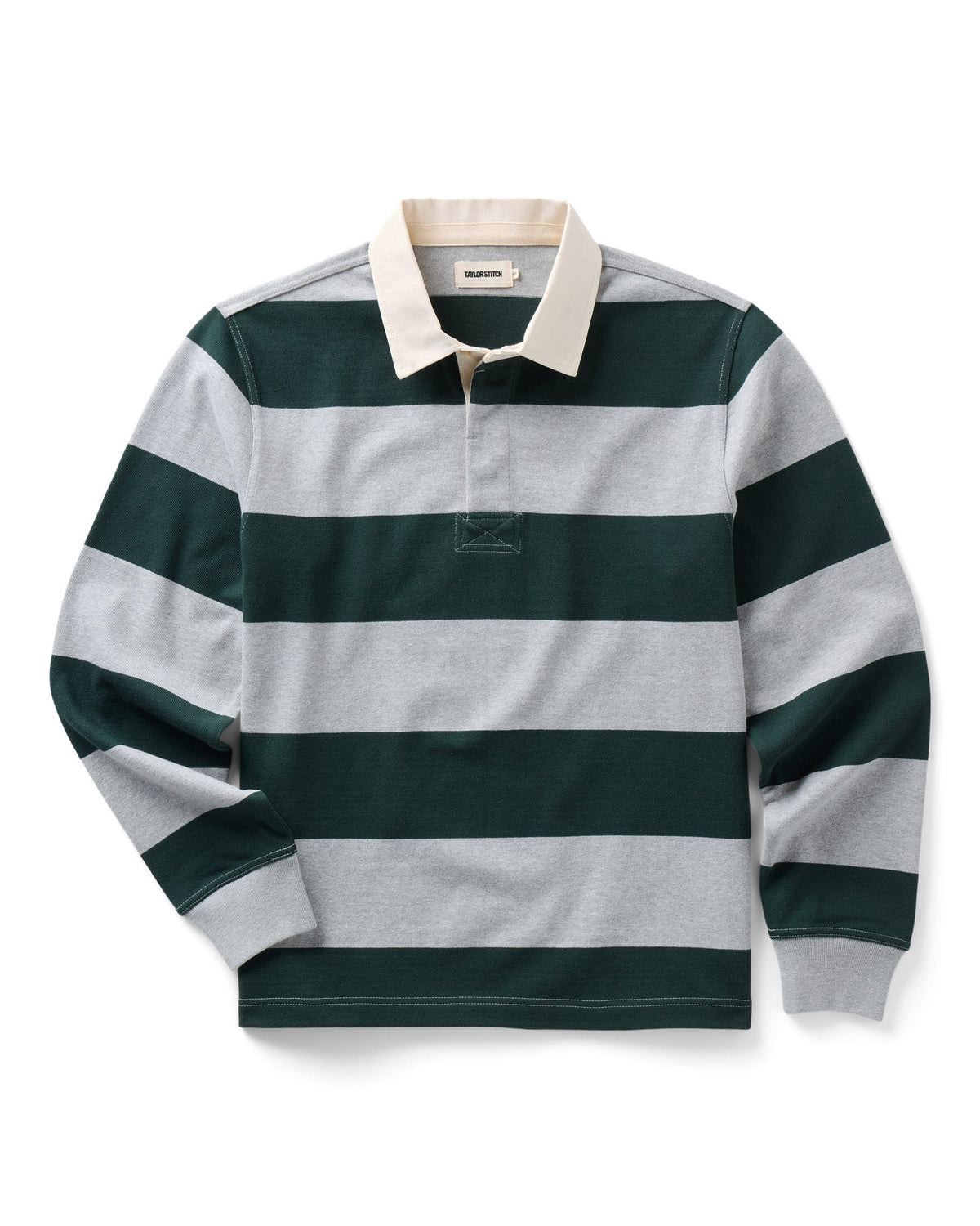 Taylor Stitch - The Rugby Shirt in Forrest Stripe