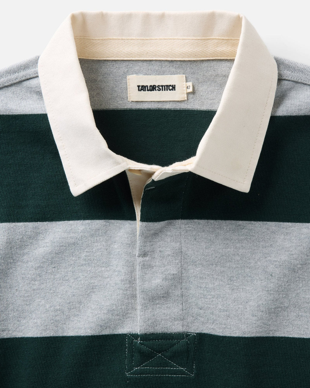 Taylor Stitch - The Rugby Shirt in Forrest Stripe