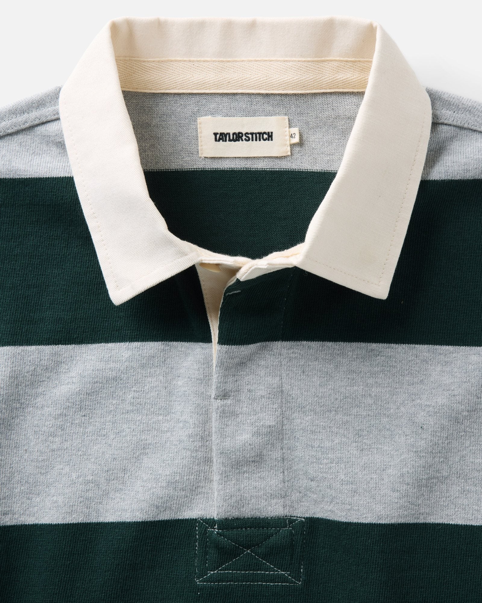 Taylor Stitch - The Rugby Shirt in Forrest Stripe