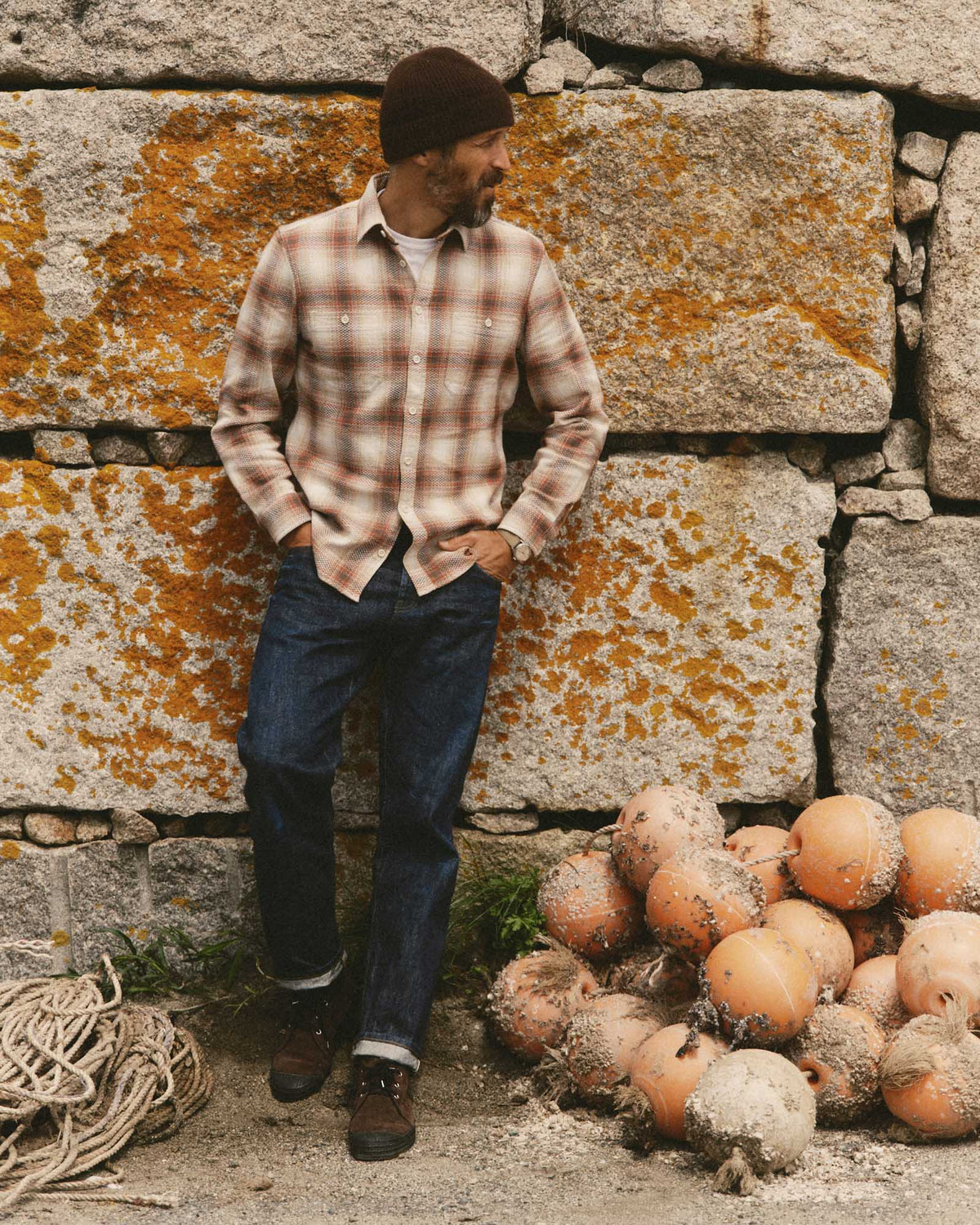 Taylor Stitch - The Utility Shirt in Seaside Check Sashiko