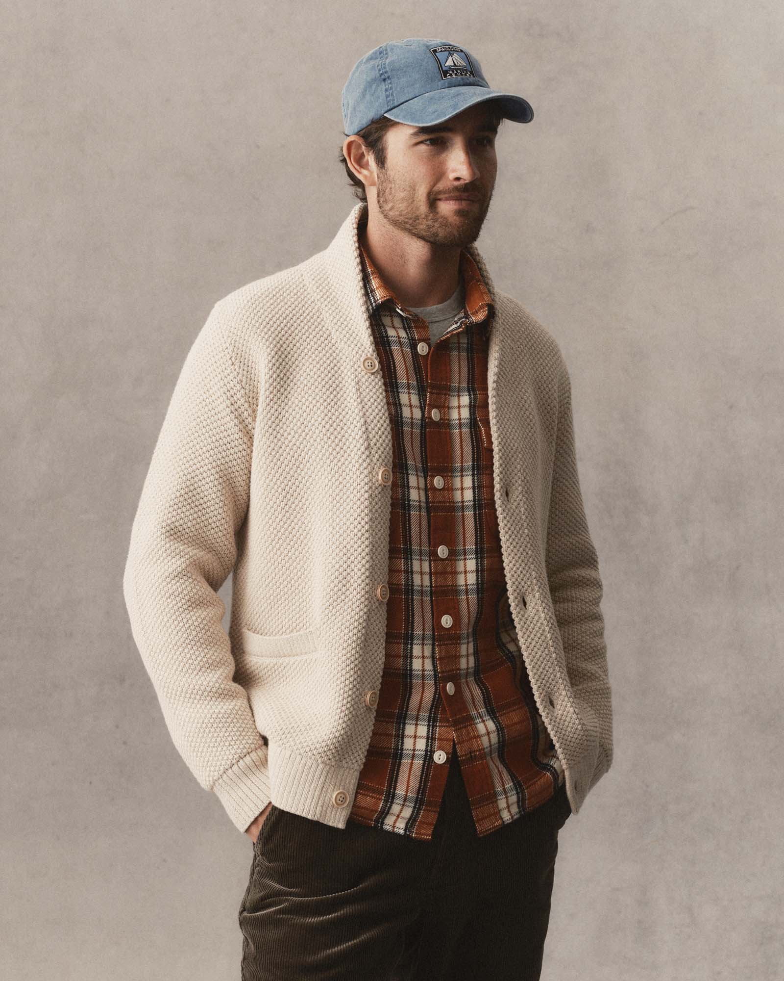 Taylor Stitch - The Crawford Sweater in Marled Natural