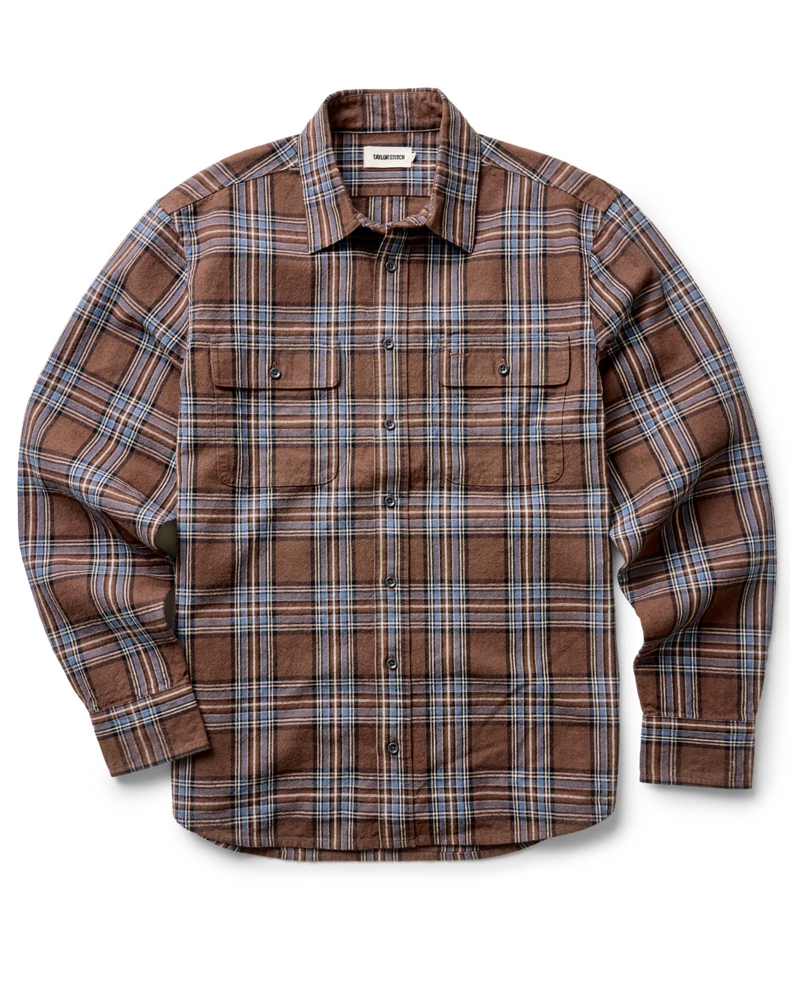 Taylor Stitch - The Craftsman Shirt in Brick Plaid