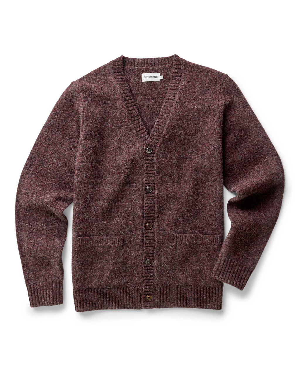 Taylor Stitch - The Eastmoor Cardigan in Heather Port Wool