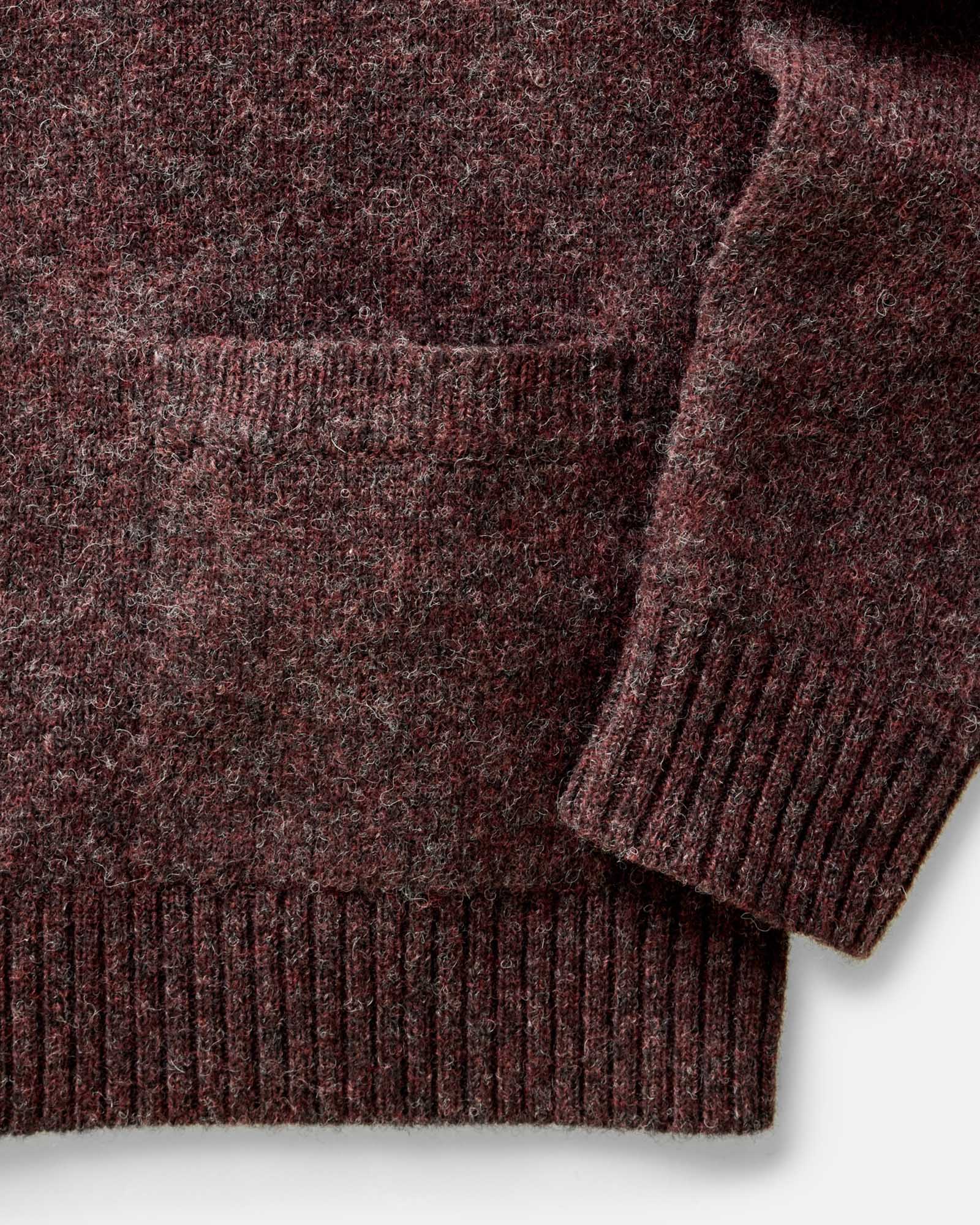 Taylor Stitch - The Eastmoor Cardigan in Heather Port Wool