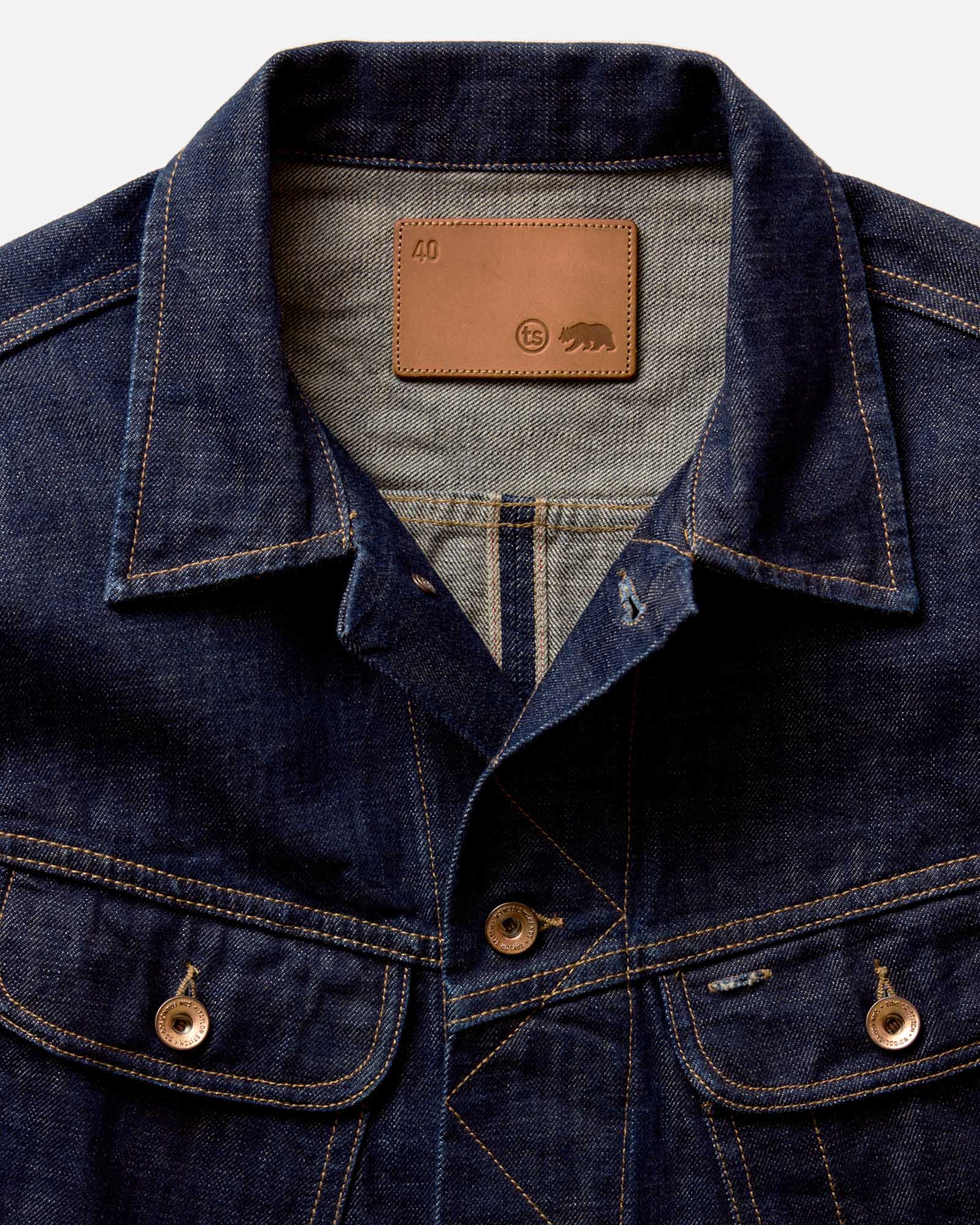 Taylor Stitch - Long Haul Jacket in Rinsed Organic Selvedge