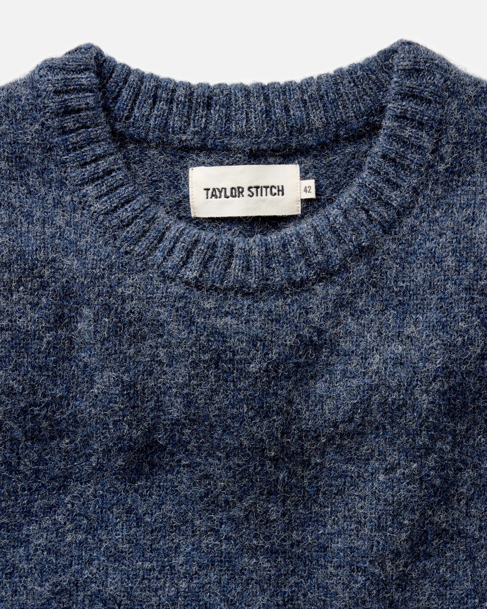 Taylor Stitch - The Eastmoor Sweater in Heather Night Wool