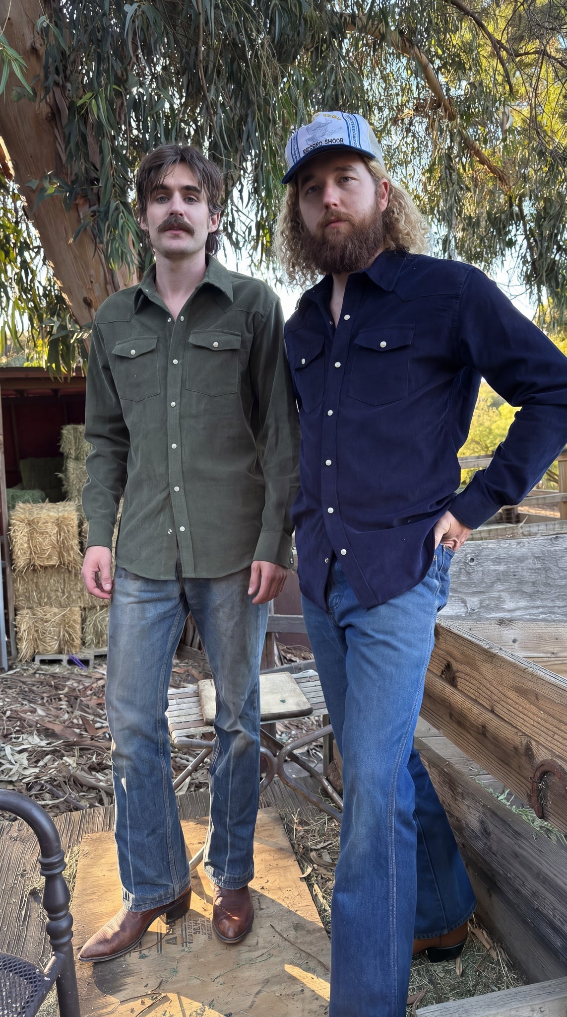 Brazos Fine Shirt - Blue Bayou Corduroy Shirt