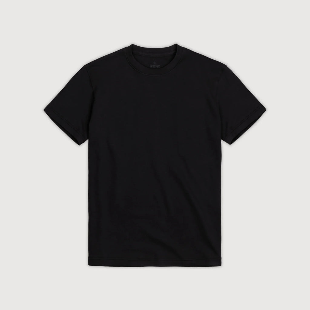 GETTEES - Classic Crew in Black