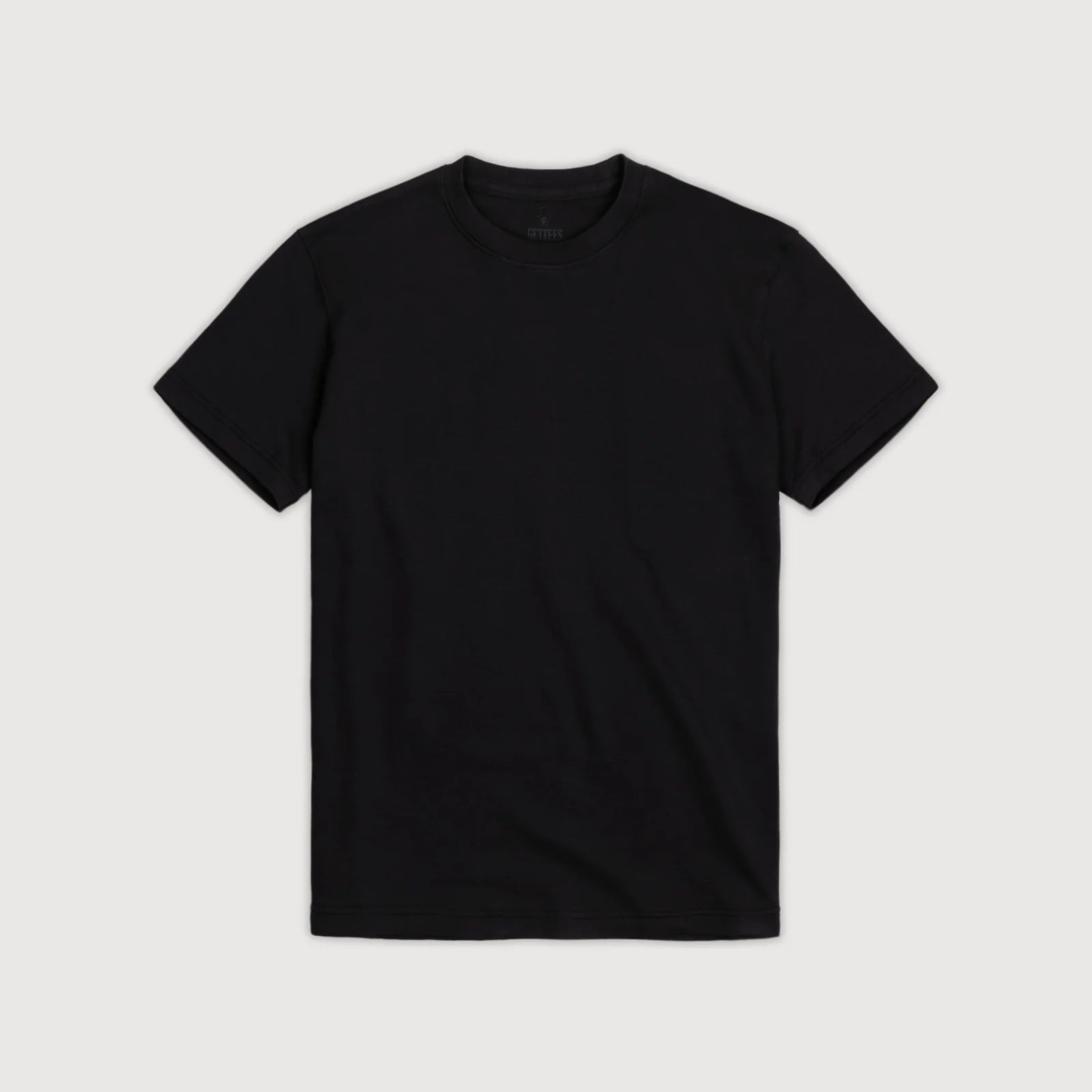 GETTEES - Classic Crew in Black