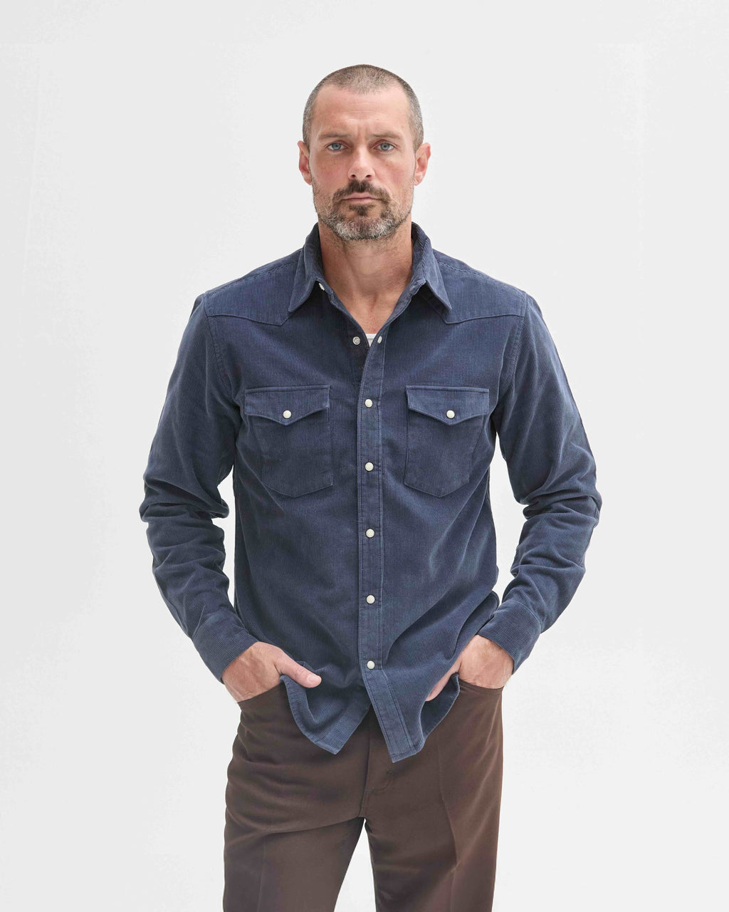 West Major - Heavy-Weight Corduroy Western Shirt
