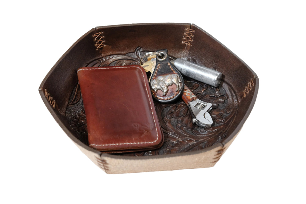 Twisted Arrow Goods - Otis Leather Valet Catch-All - Sheridan Collection