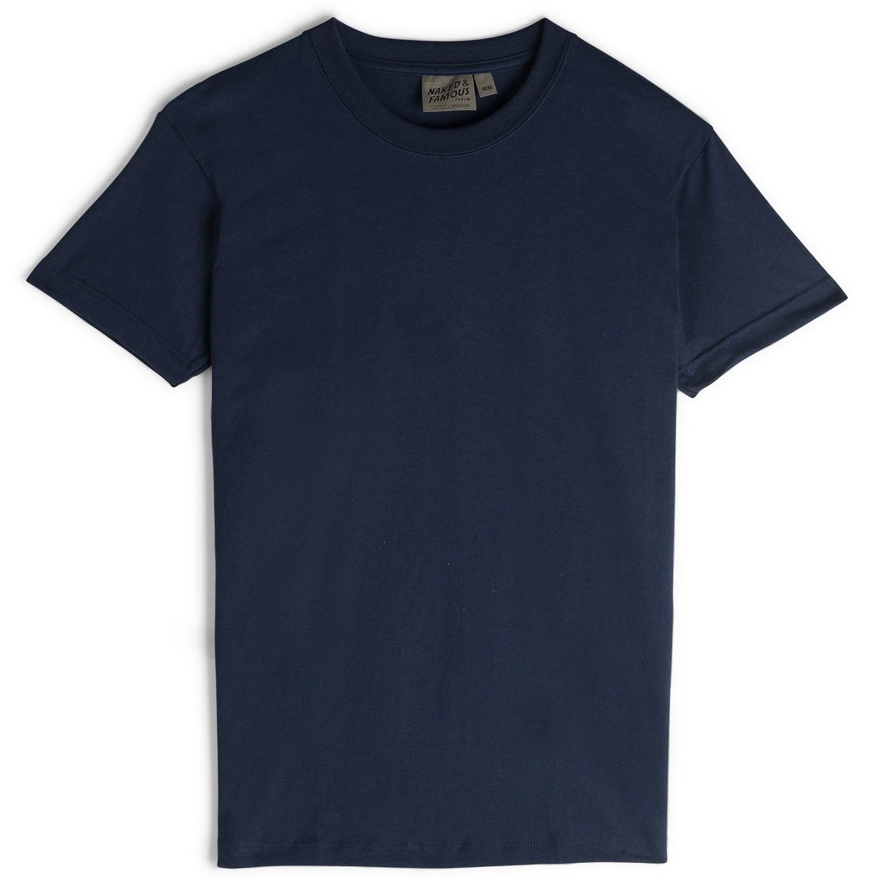 Naked & Famous - Circular Knit T-Shirt - Navy