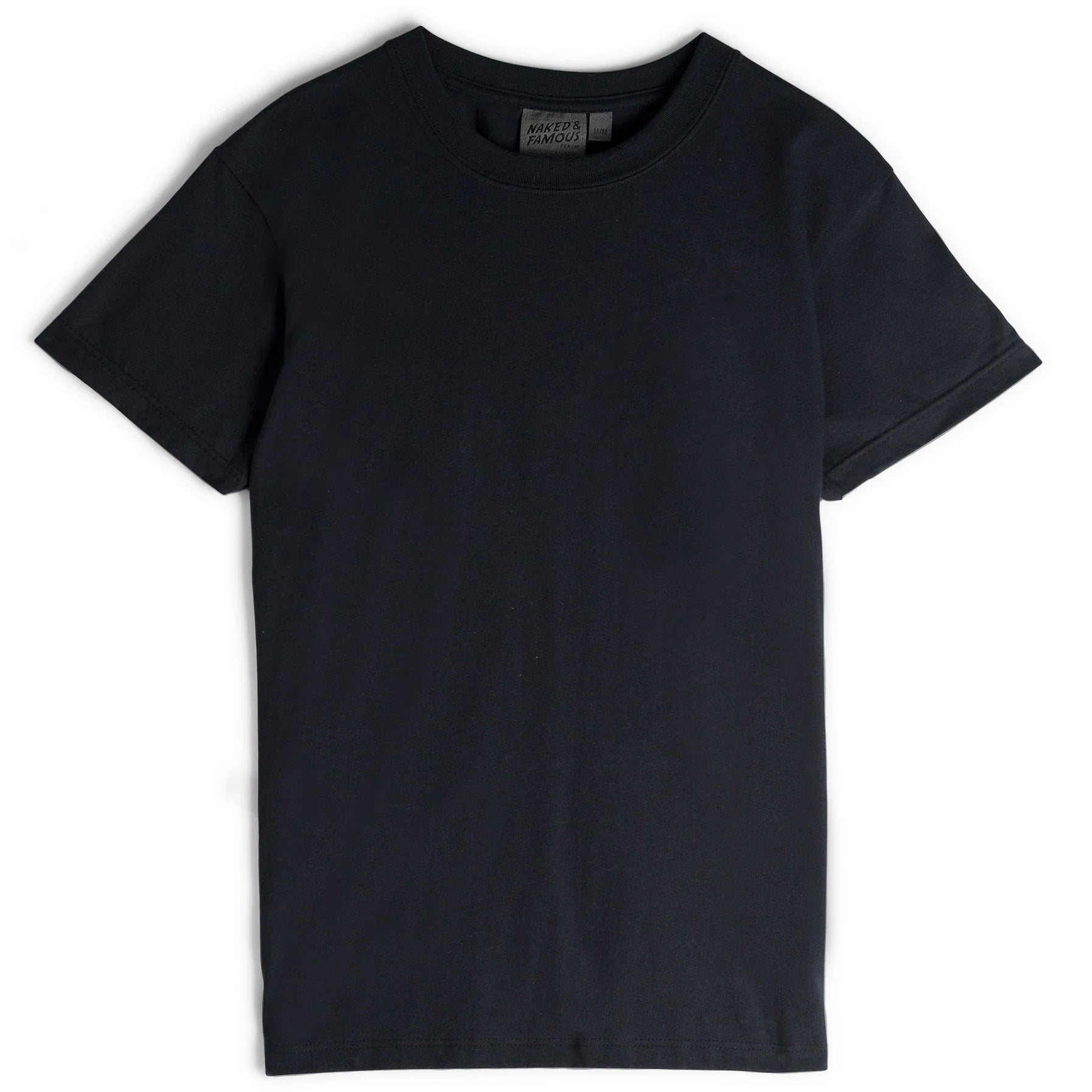 Naked & Famous - Circular Knit T-Shirt - Black