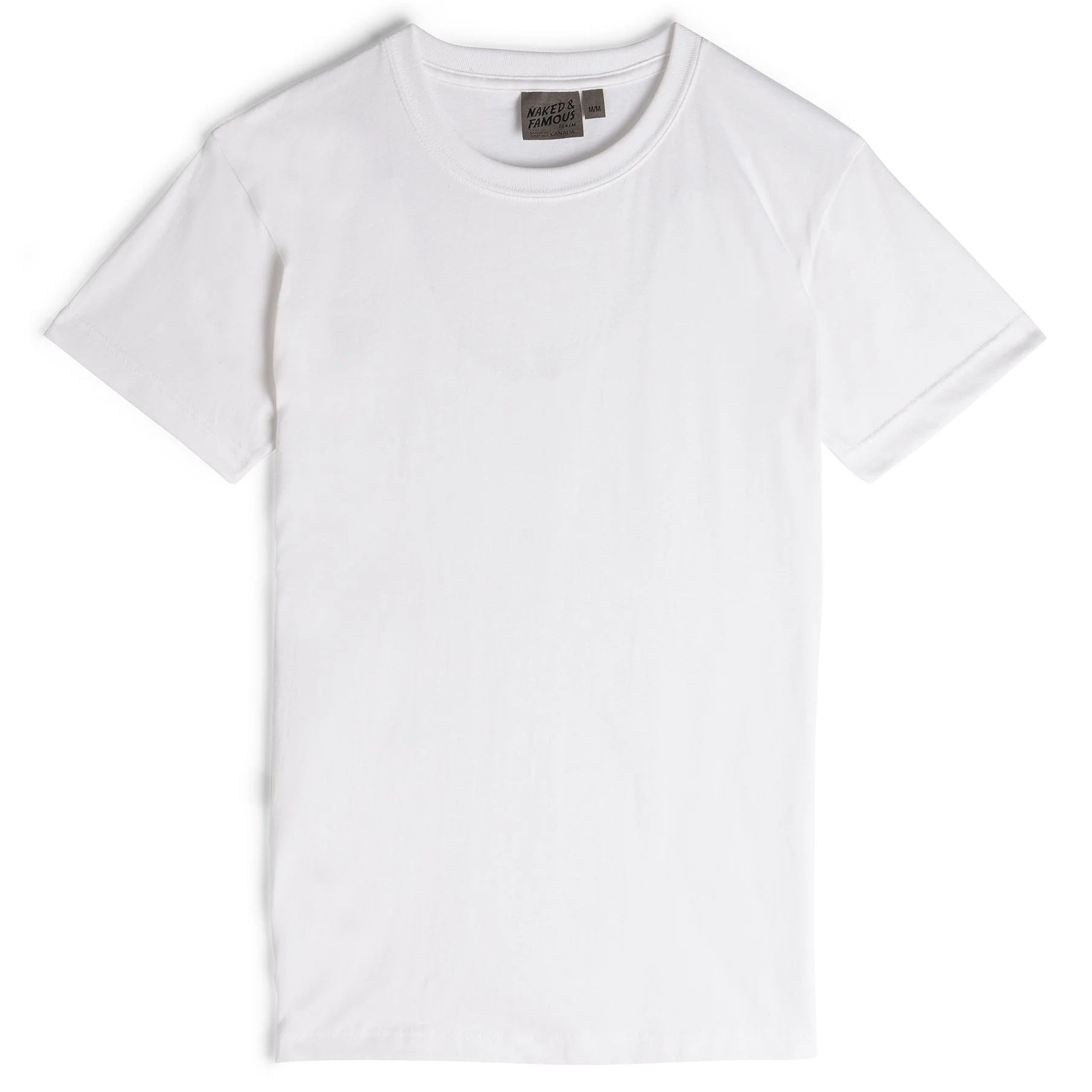 Naked & Famous - Circular Knit T-Shirt - White