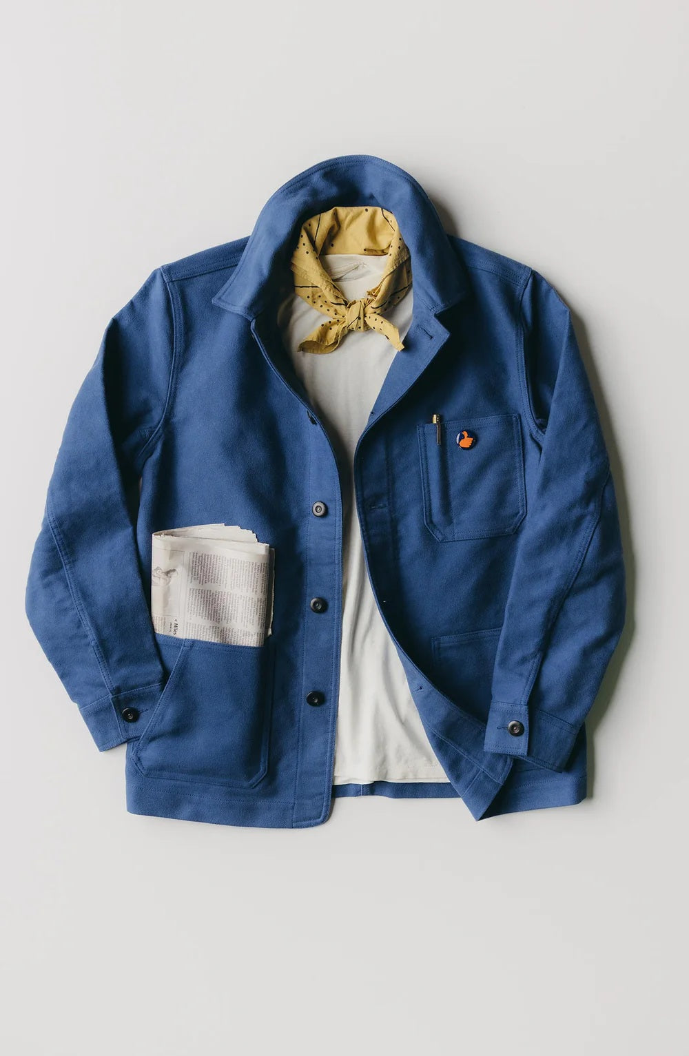 Taylor Stitch - The Ojai Jacket in Blue French Moleskin