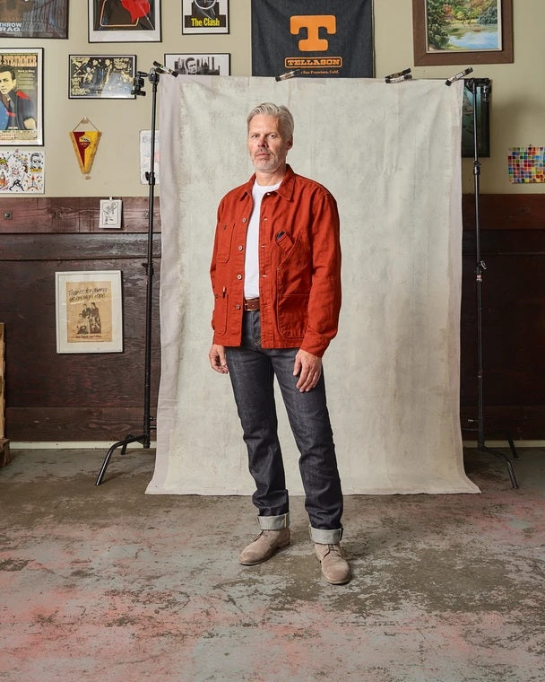 Tellason - Coverall Jacket Garment Dyed International Orange