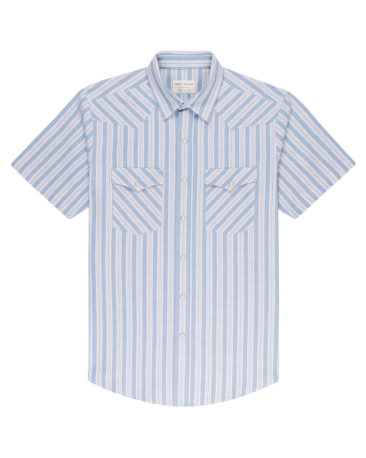 West Major - Oxford Red Blue Stripe