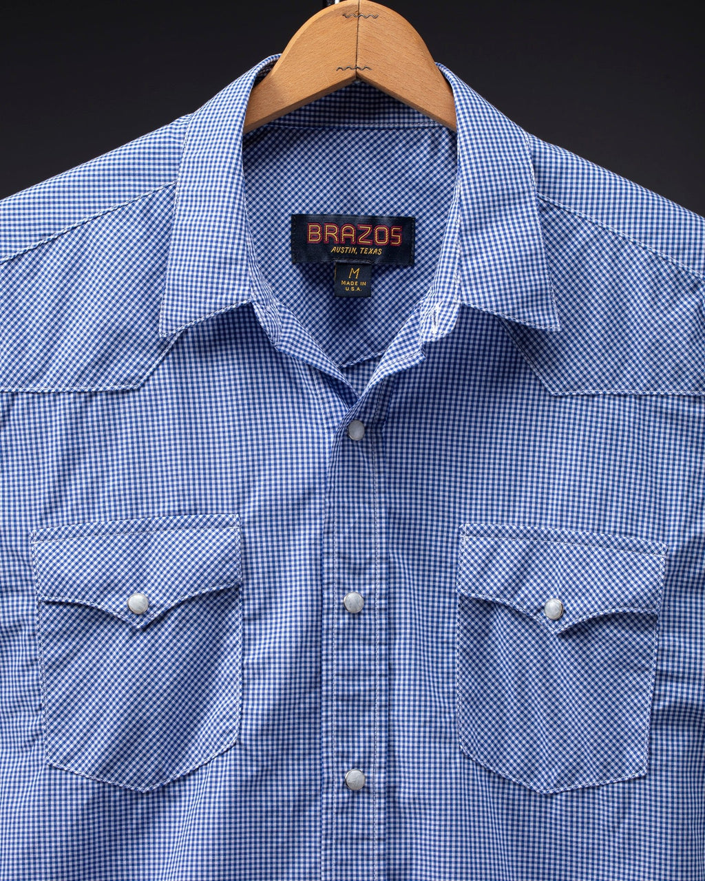 Brazos Fine Shirts - Pasadena Short Sleeve Micro Check