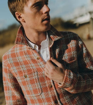 Taylor Stitch - The Cutter Overshirt in Salmon Plaid