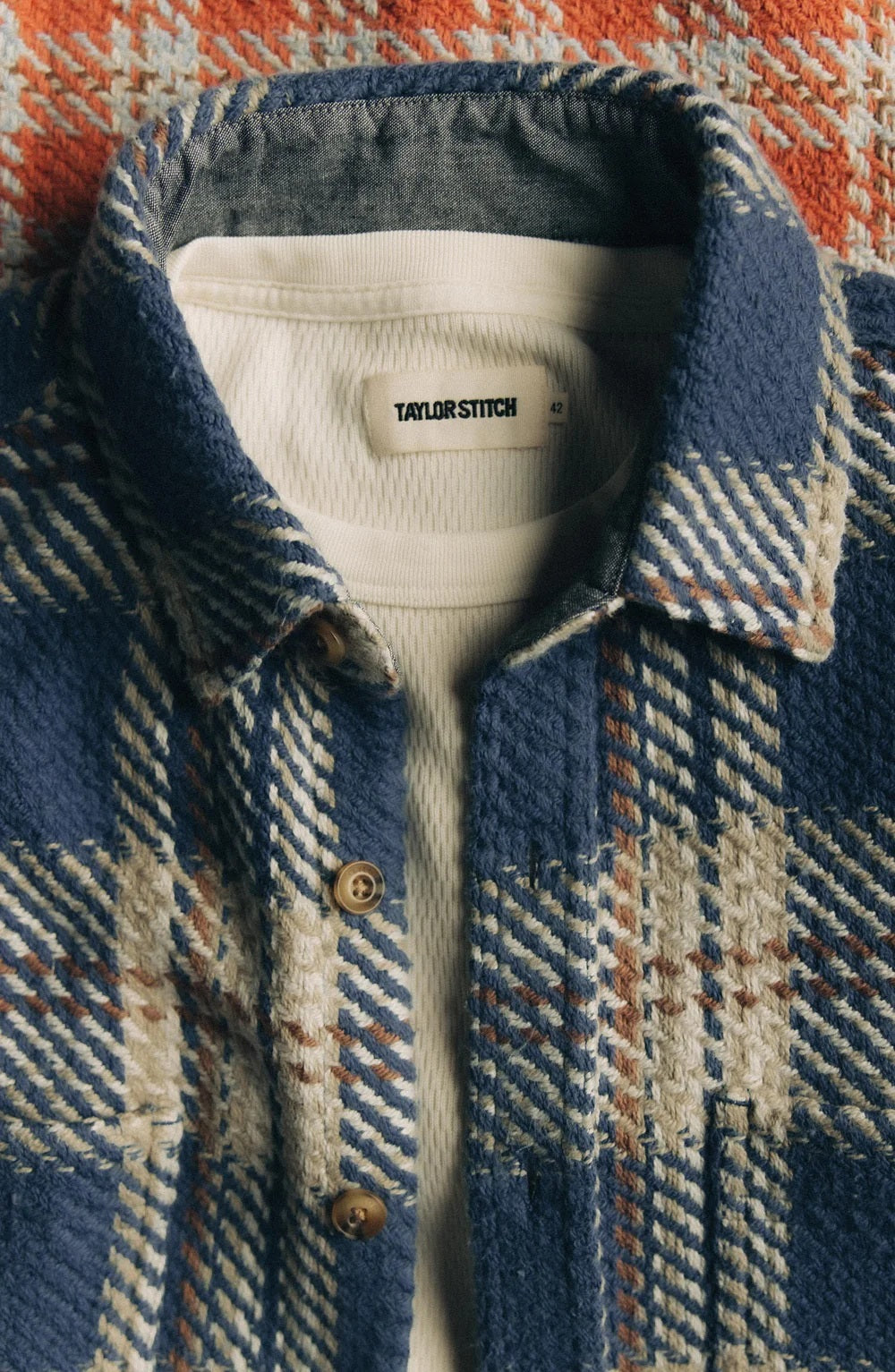 Taylor Stitch - The Cutter Overshirt in Ocean Plaid