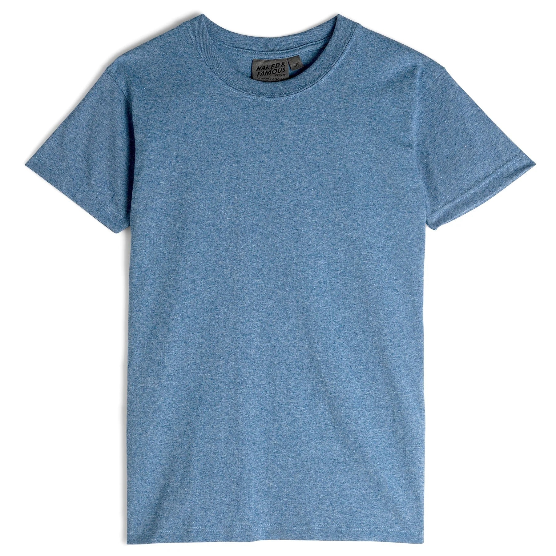 Naked & Famous - Circular Knit T-Shirt - Blue