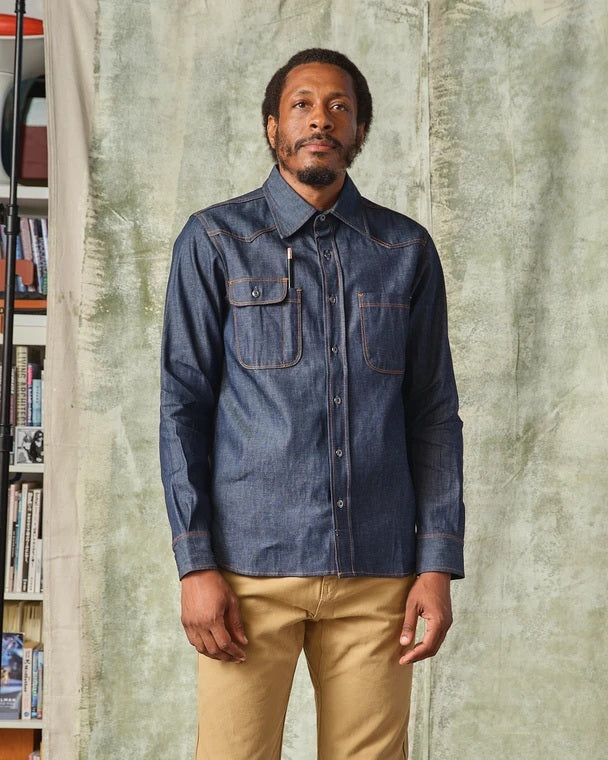 Tellason - Topper 7.5 oz Japanese Denim Shirt